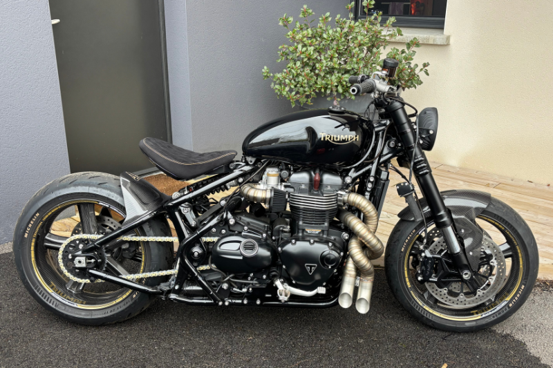 Triumph Bobber Carbone de Jérome