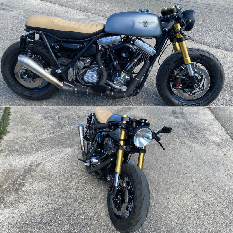 Roues à rayons Harley FXR