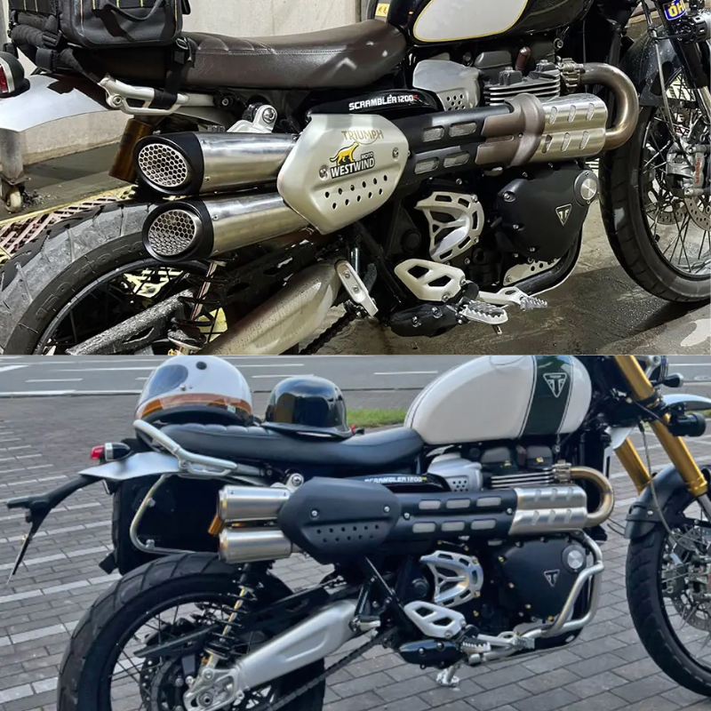 Triumph Scrambler 1200 XC xe x Wydech
