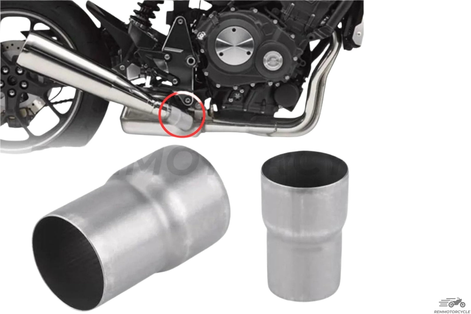 Adaptateur échappement moto surmesure