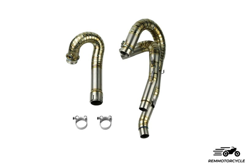 Collecteur demi-ligne d'échappement titane Triumph Scrambler 1200