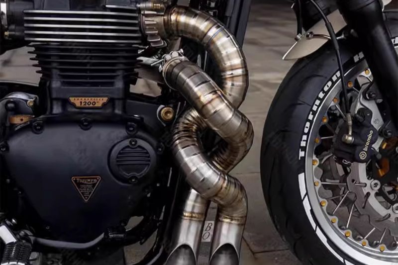 Echappement Burnout Front Triumph Bobber