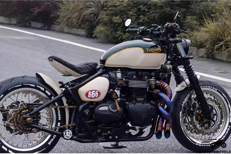 Echappement Burnout Front Triumph Bobber
