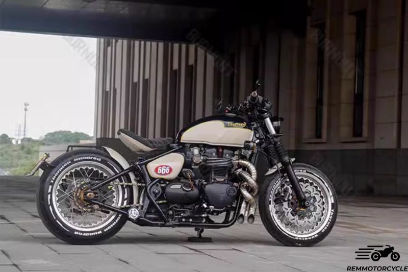 Echappement Burnout Front Triumph Bobber