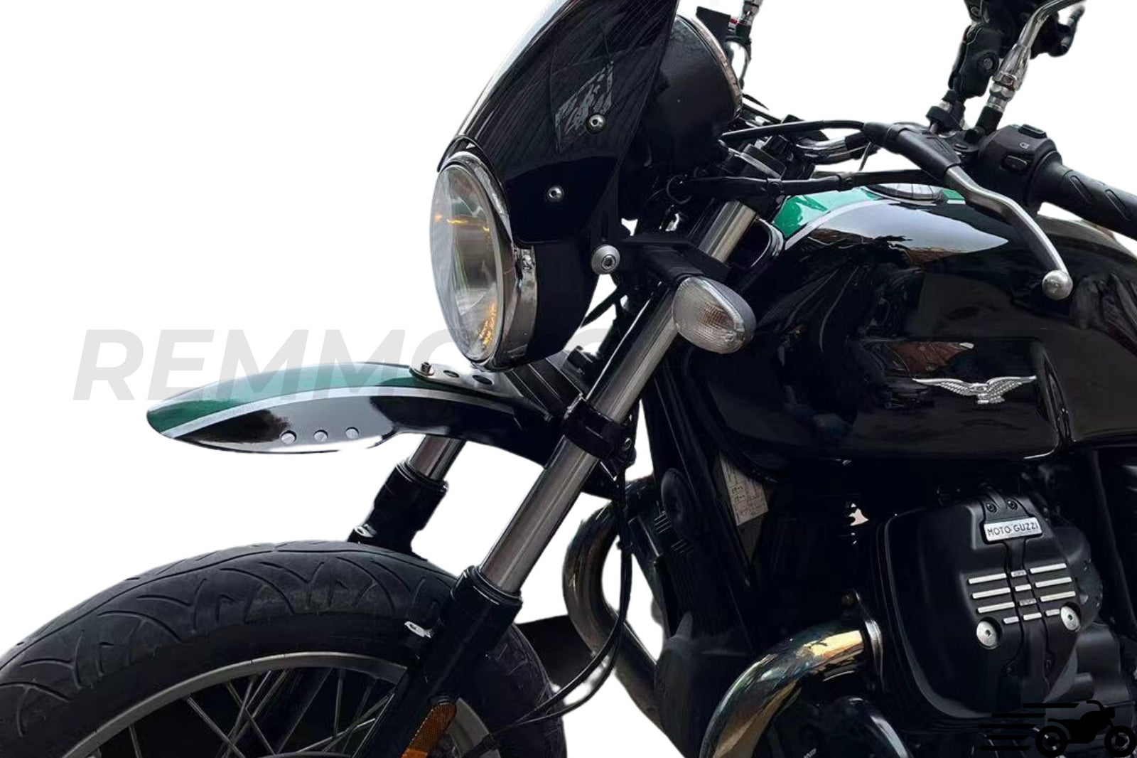 Moto Guzzi V7 V9 V9 Aluminium High Guard