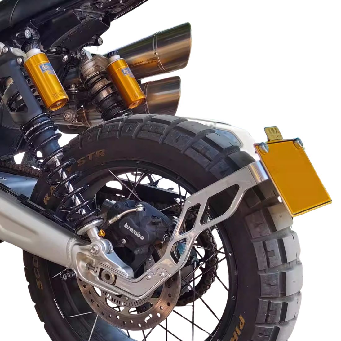 Garde boue support de plaque Triumph XC XE