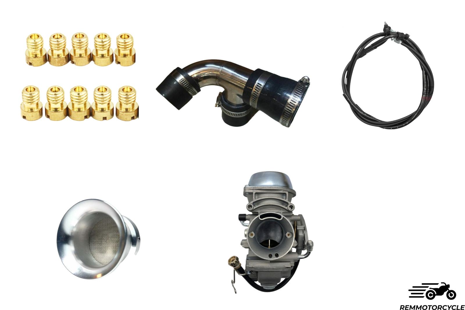 Pipe et Carbu 2 en 1 HONDA pour SHADOW 600