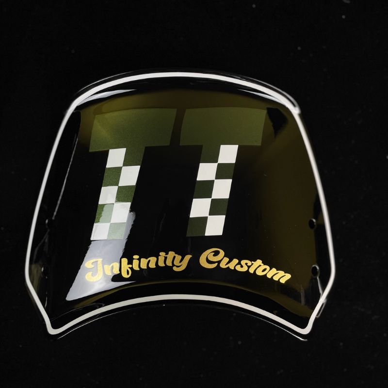 Saut de vent plaque latérale personnalisé Triumph 400 X