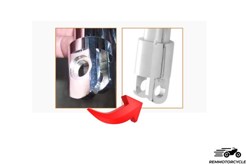 Support repose pieds universel Harley Sportster