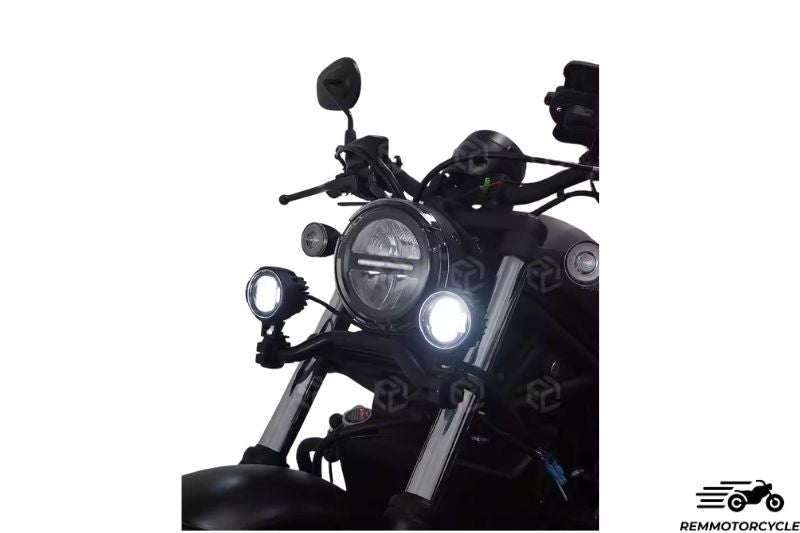 Support phare additionnel Honda CL500