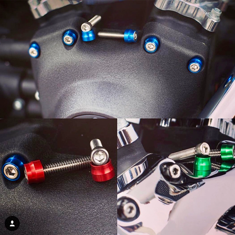 Bouchons de vis moteur CNC pour Harley M8 Softail/Touring