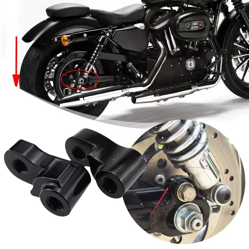 Cales d’abaissement -1" Sportster (noir ou argent)
