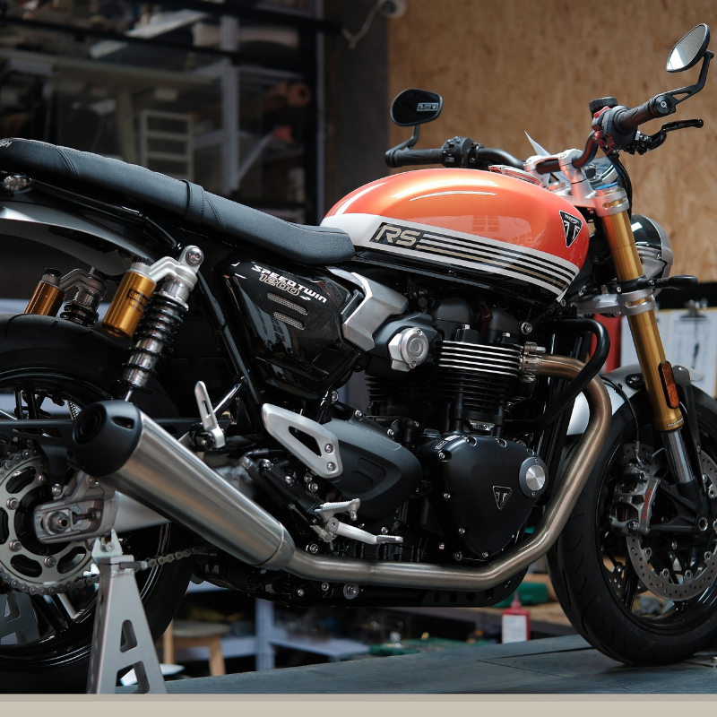 Collecteur inox TRIUMPH Speed Twin 1200 / Thruxton