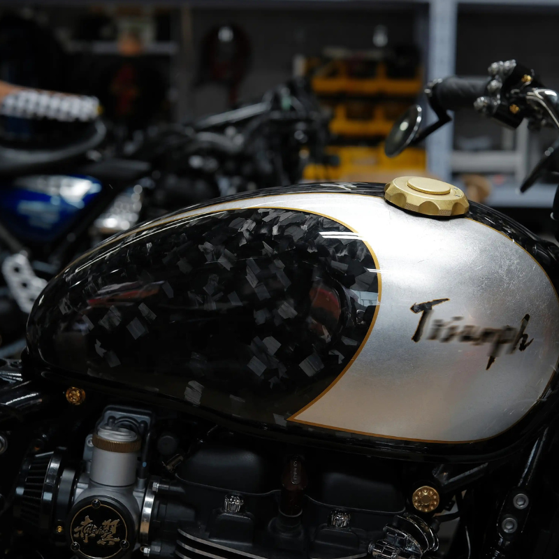 CNC pokrywa korka wlewu paliwa Triumph Bobber/Speed Twin/Street Twin