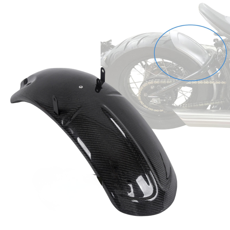 Garde-boue arrière court carbone sec – Triumph Bobber