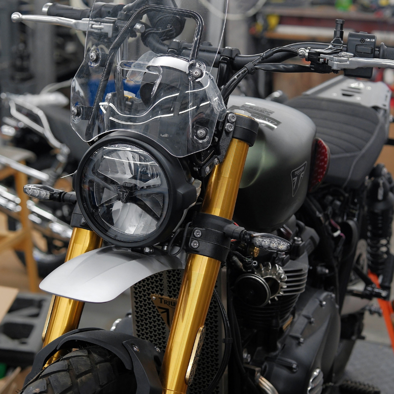 Garde-boue haut + secondaire ABS pour Street Scrambler 900 2026