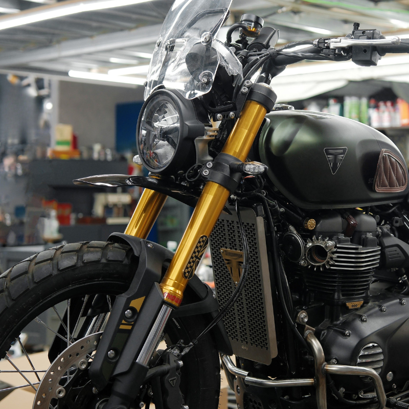 Garde-boue haut + secondaire ABS pour Street Scrambler 900 2026