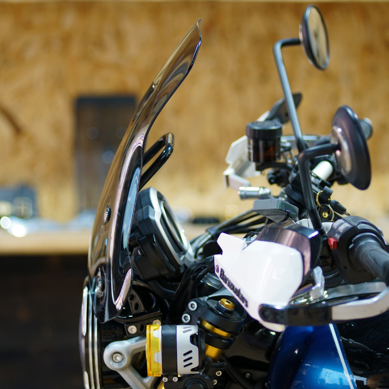 Pare-brise expédition + supports – Triumph Scrambler 1200 X/XC/XE