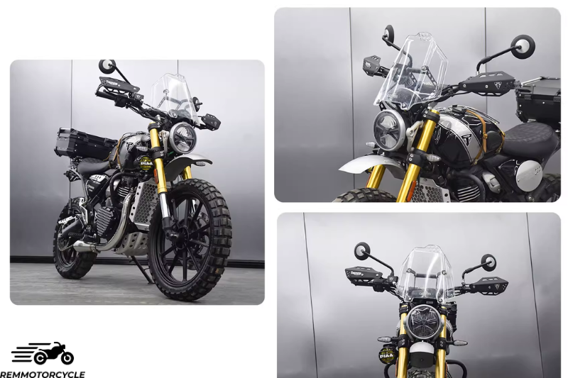 Triumph 400x przednią szybę