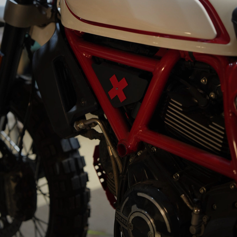 Plaques de cadre Ducati Scrambler 800/400 – Paire
