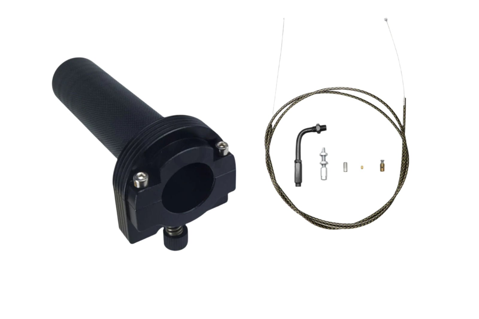 22 mm aluminiowy uchwyt akceleratora z 2 kablami