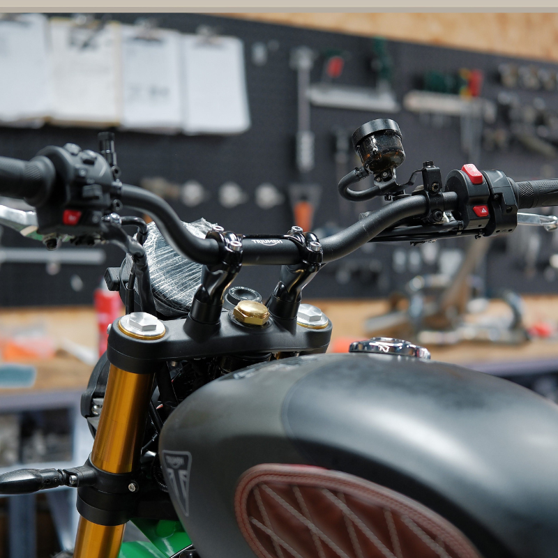 Rehausses de guidon 20 mm - Triumph Bonneville/Scrambler/Bobber