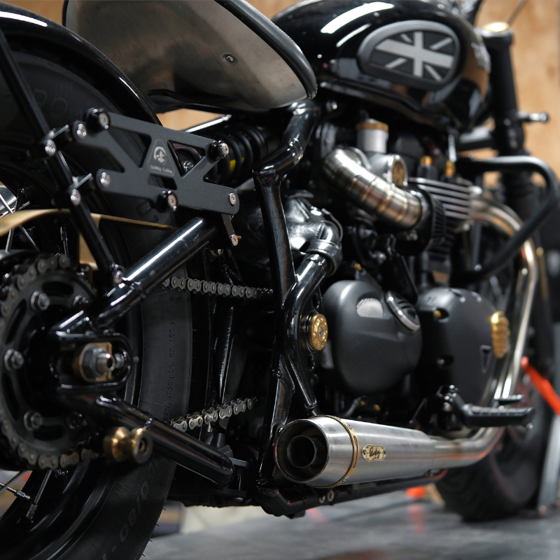 Silencieux Startrail inox brossé - Bonneville Bobber