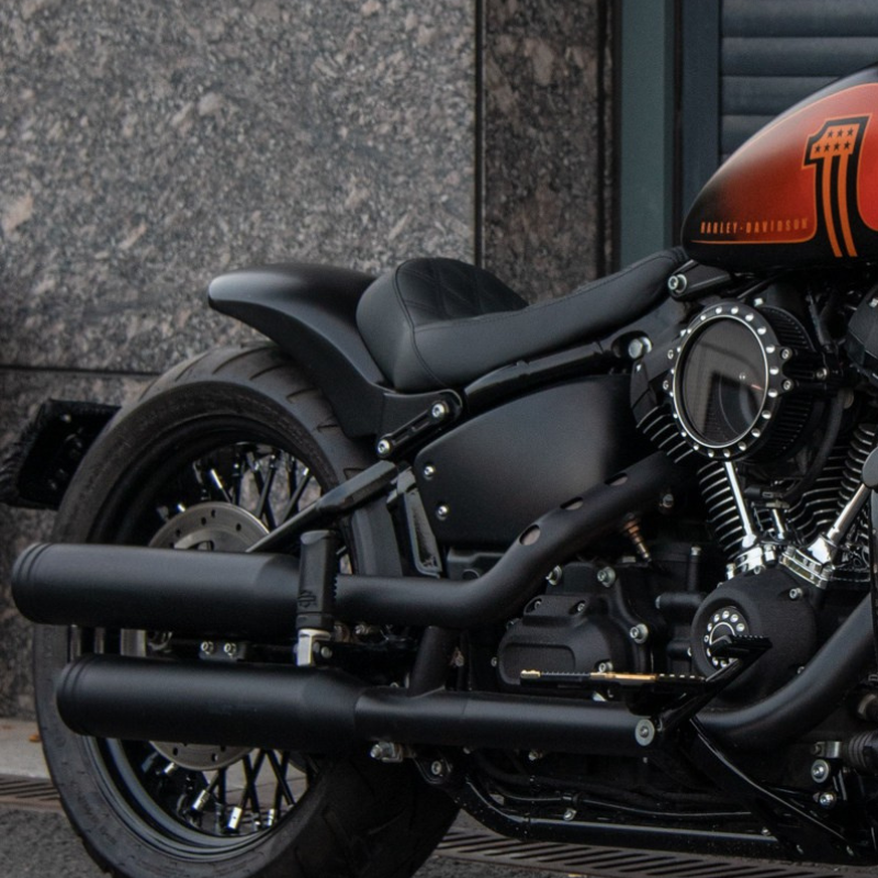 Support de plaque arrière Lèche roue - Softail M8