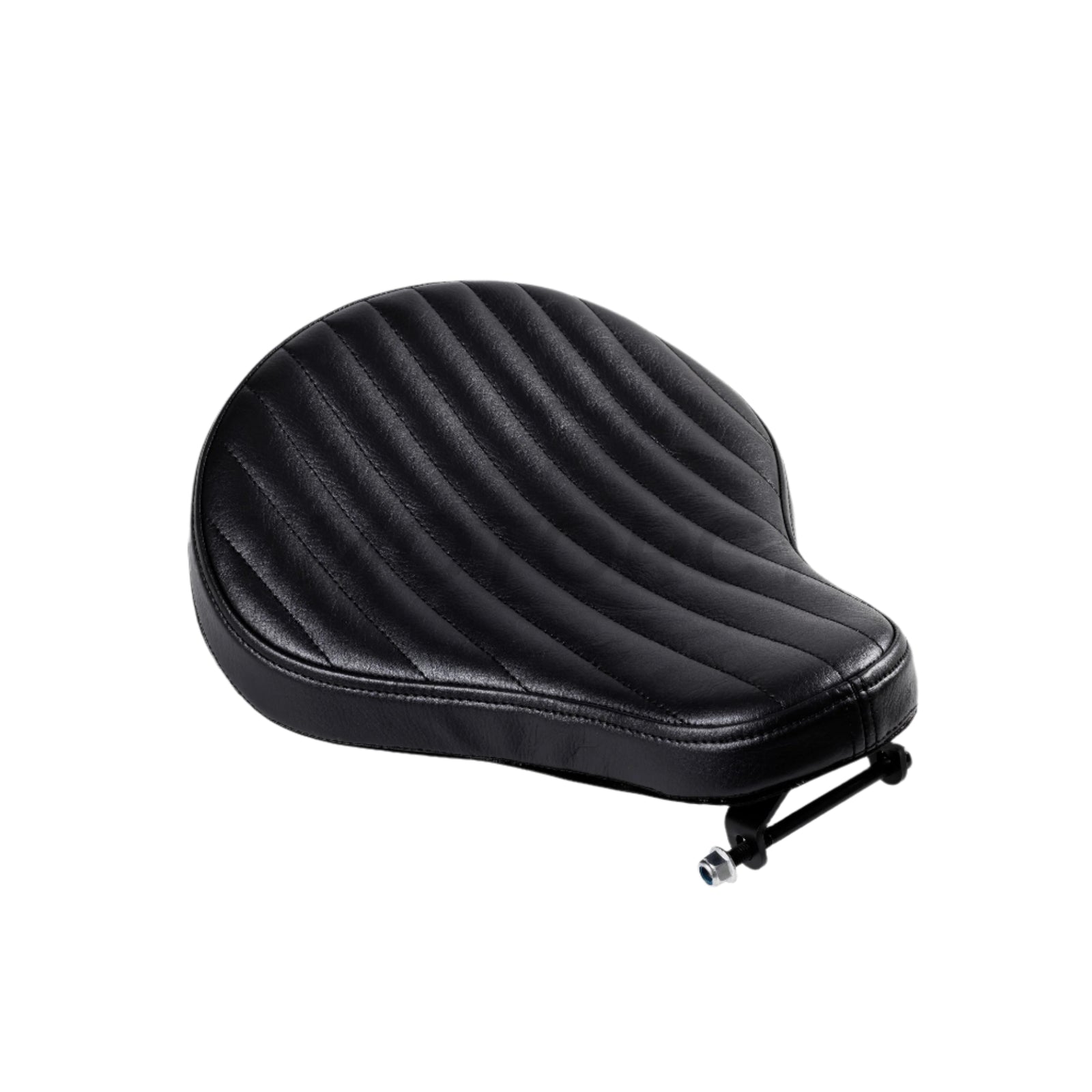 Czarne solo skórzane siodło bobbera z Sportster 883 1200 x48 Wsparcie