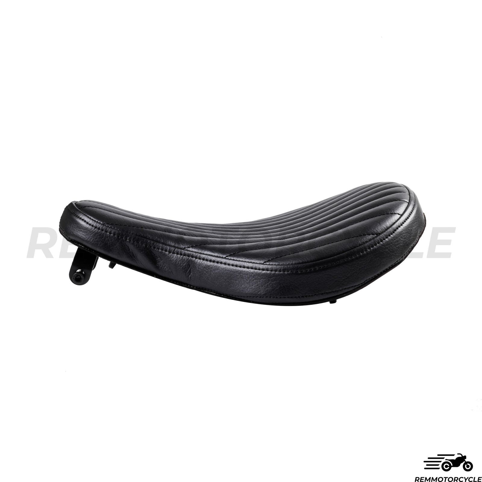 Czarne solo skórzane siodło bobbera z Sportster 883 1200 x48 Wsparcie