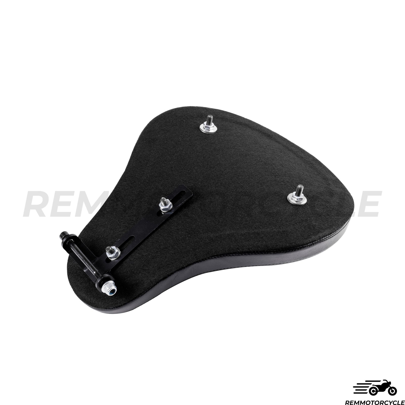 Czarne solo skórzane siodło bobbera z Sportster 883 1200 x48 Wsparcie