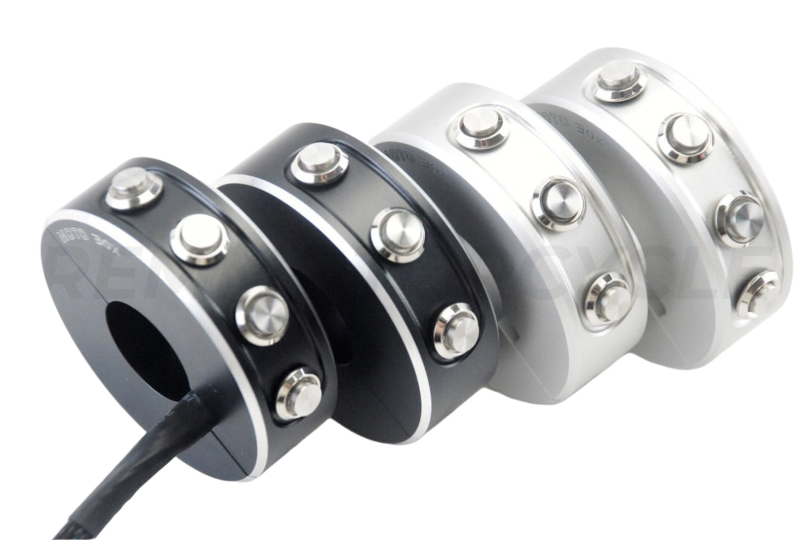 Commodo moto 4 boutons SNAP noir