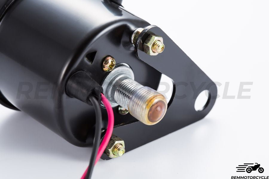 Compteur Moto Vintage Simple Noir