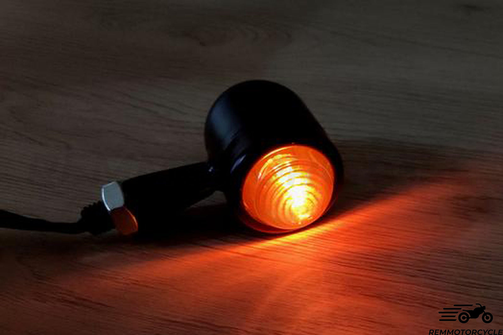 Zestaw 4 czarnych wskaźników soczewek LED Czarna soczewka