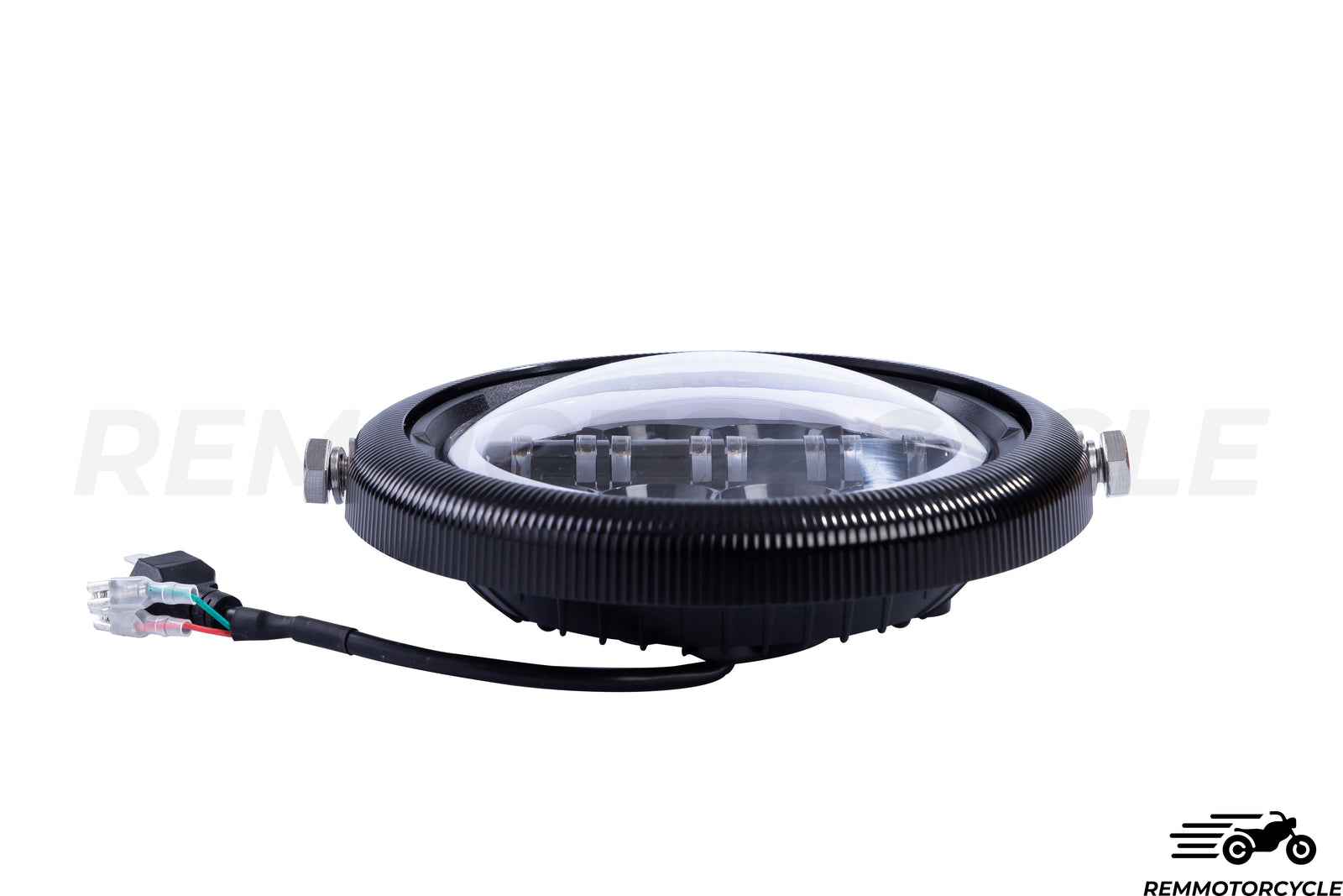 LED Eye Angel DRL 7 cali - wsparcie aluminium CNC