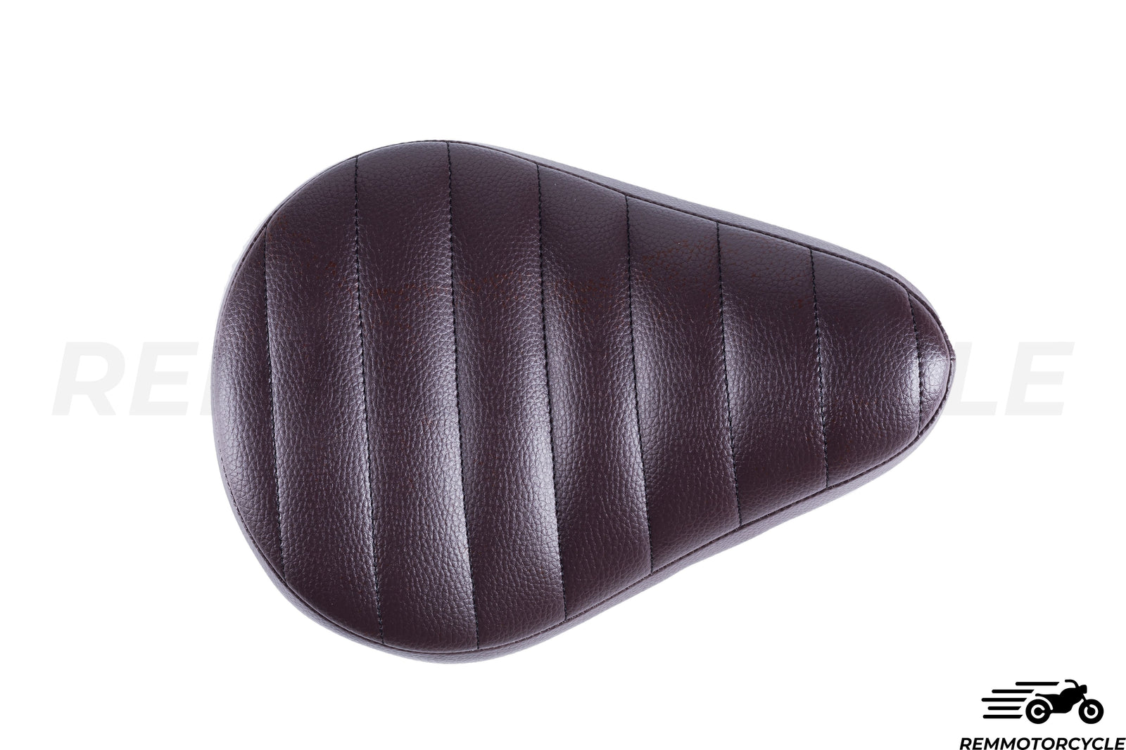 Bobber Brown Saddle - poziome szwy