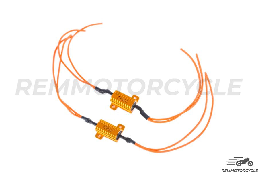 Zestaw 2 rezystorów dla wskaźnika lub pożaru 12V