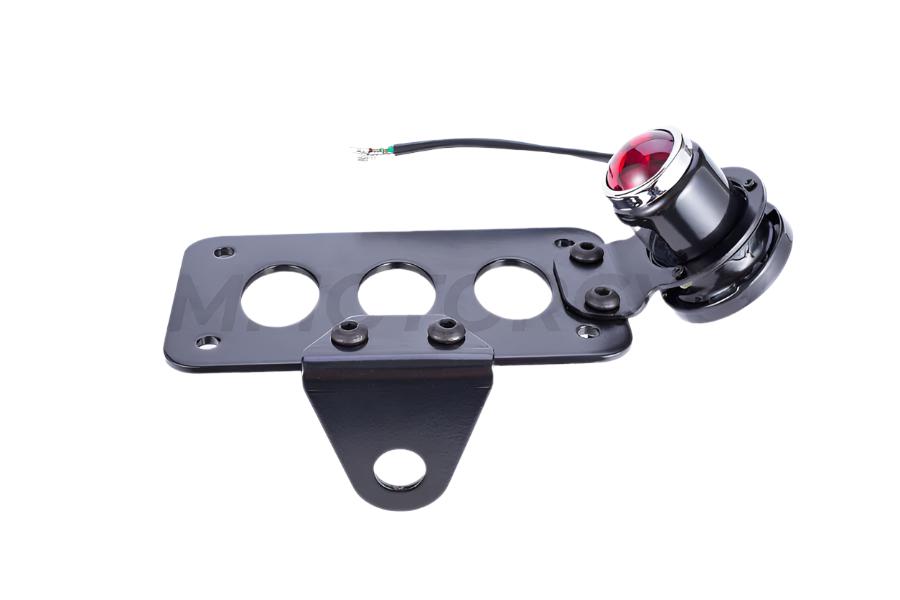 Okrągłe tylne światła z podparciem talerza