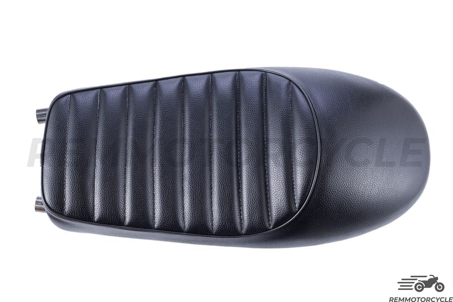 Racing Black Saddle + Long Flat Loop + LED Band