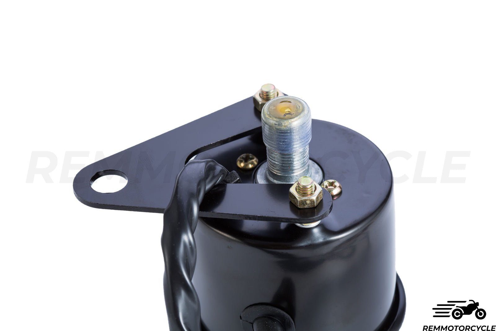 Licznik prędkości motocykli KM/H Czarny tło czarne tło