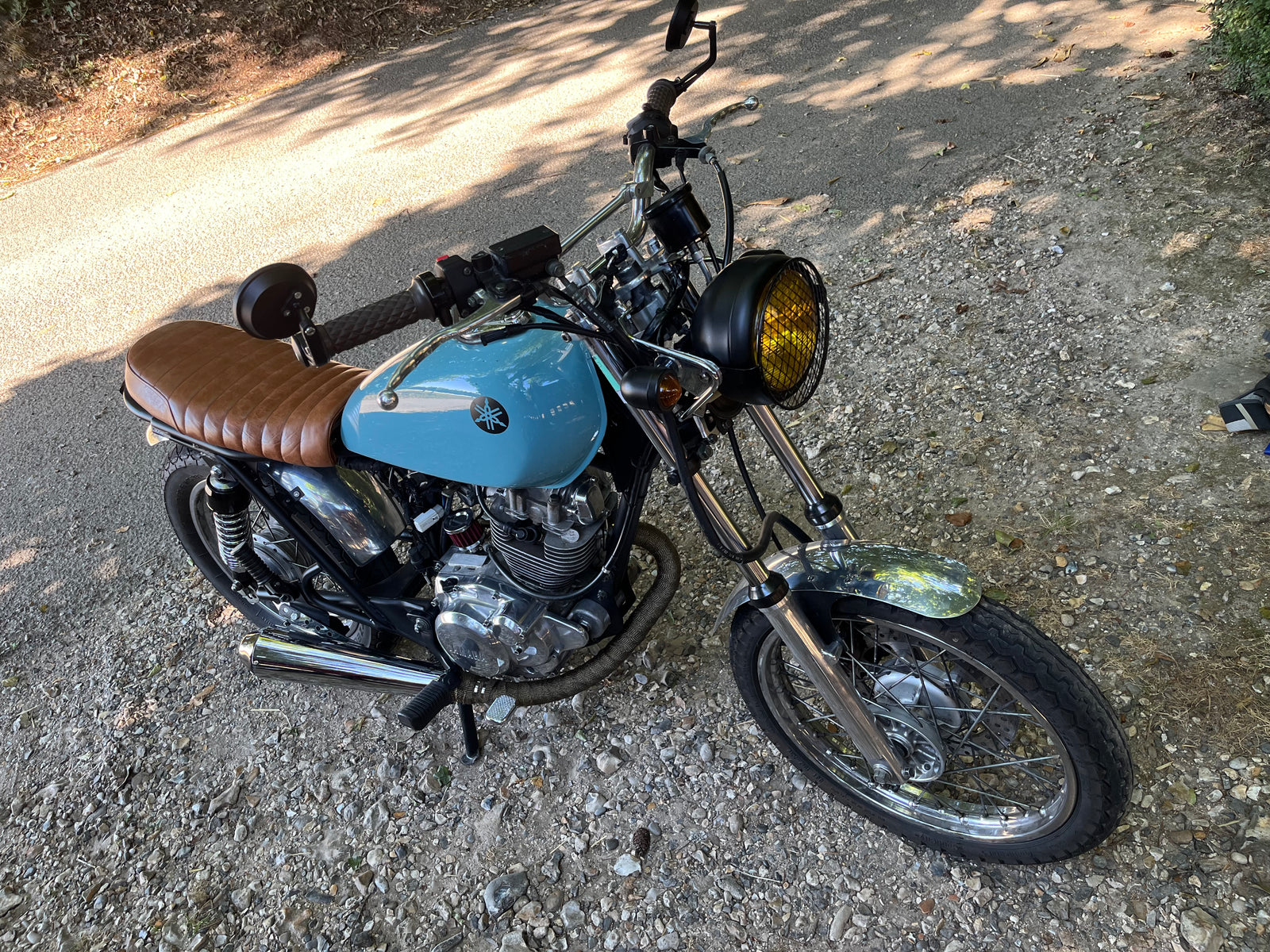 La Yamaha 125 SR de Fabien