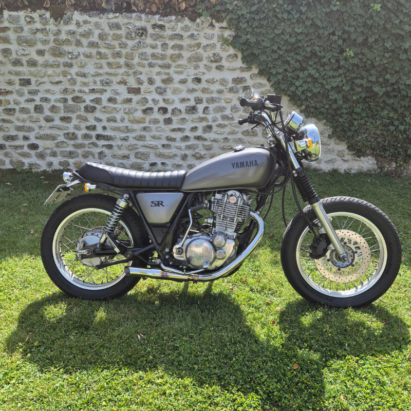 Cafe Racer Biplace Black Saddle