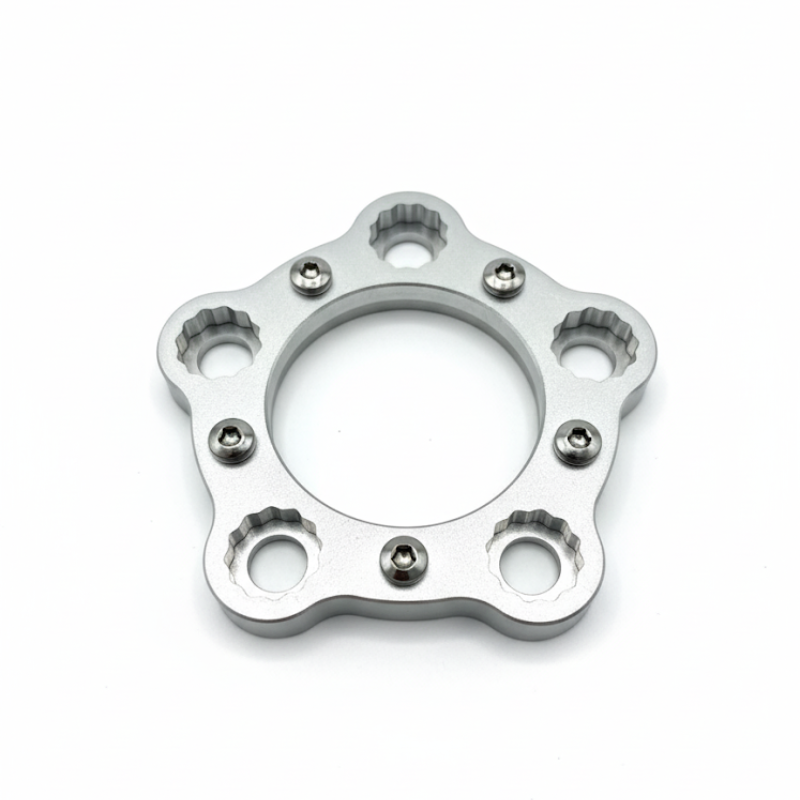 Verrou de pignon – Acier inox 304 & Aluminium 6061 – Harley Softail / Dyna / Sportster