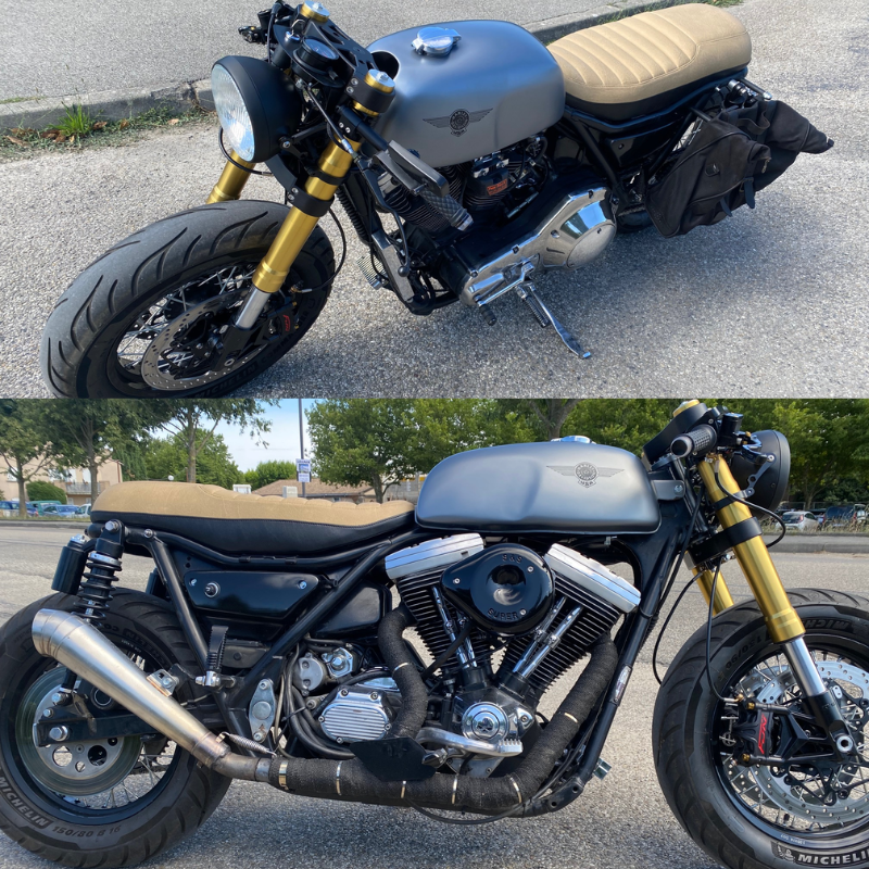 Roues à rayons Harley FXR