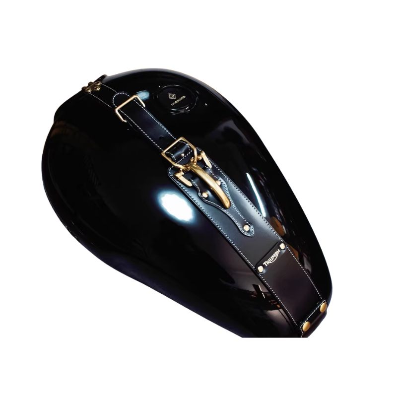 Bande cuir protection de réservoir Triumph T100 T120