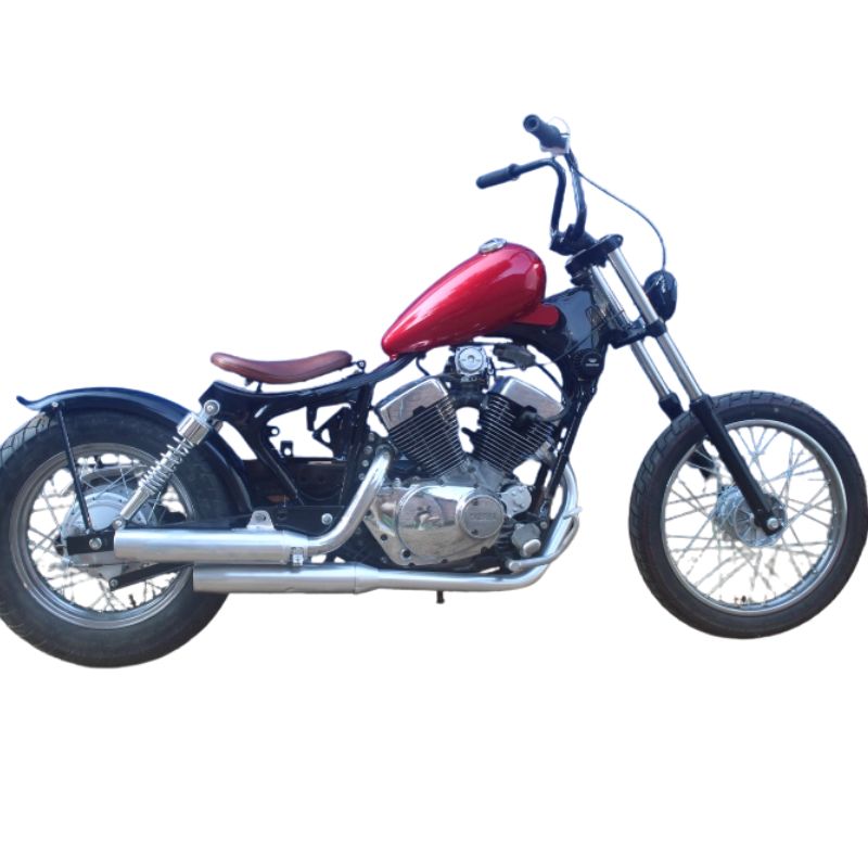 Garde-boue arrière Yamaha Virago 125cc -250cc Bobber Noir