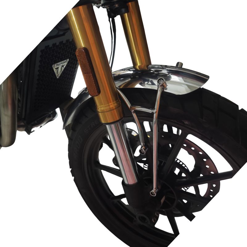 Garde boue avant aluminium plus support Triumph Scrambler 400X