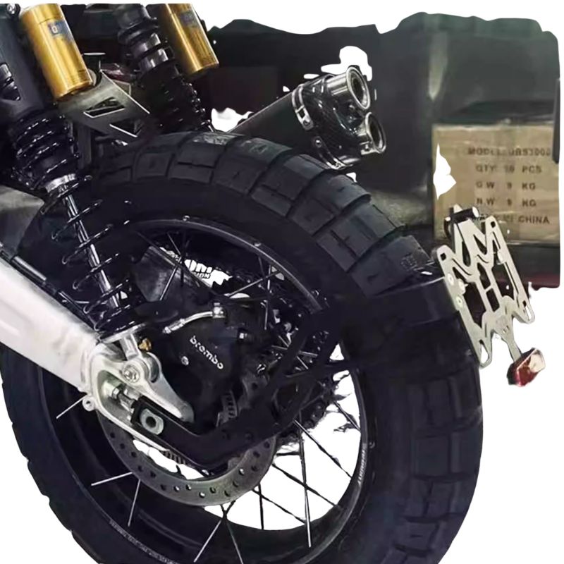 Garde boue support de plaque Triumph XC XE