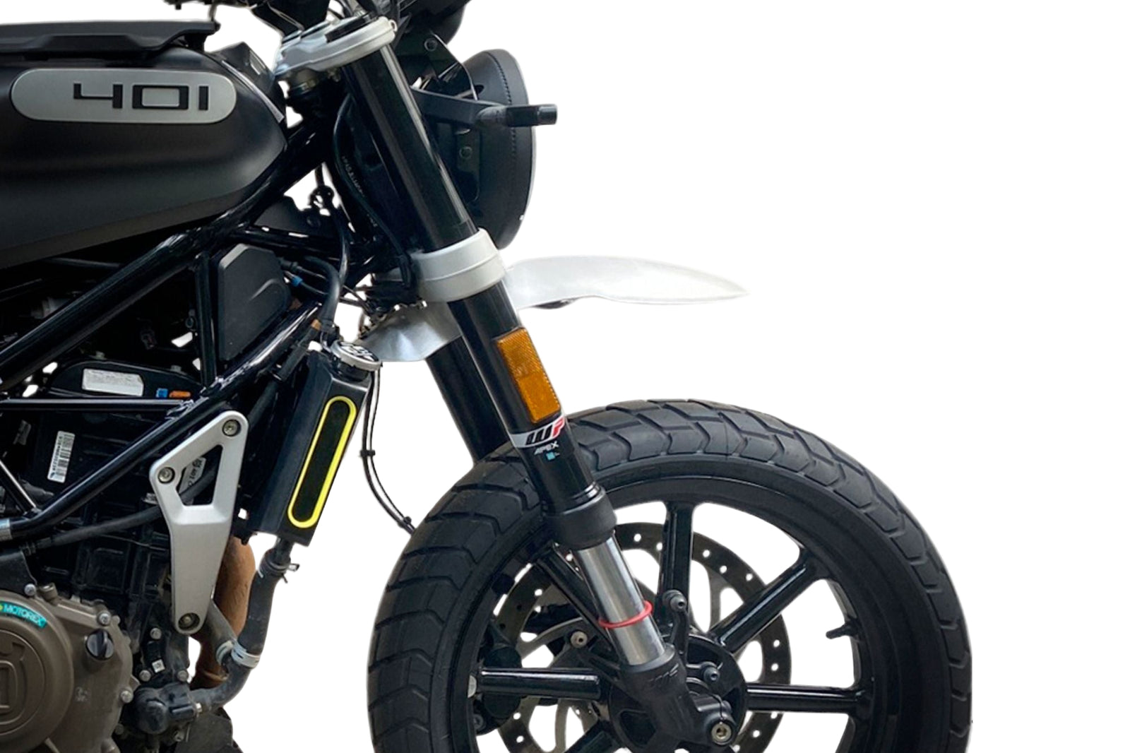 Husqvarna svartpilen 701 aluminiowy błotnik