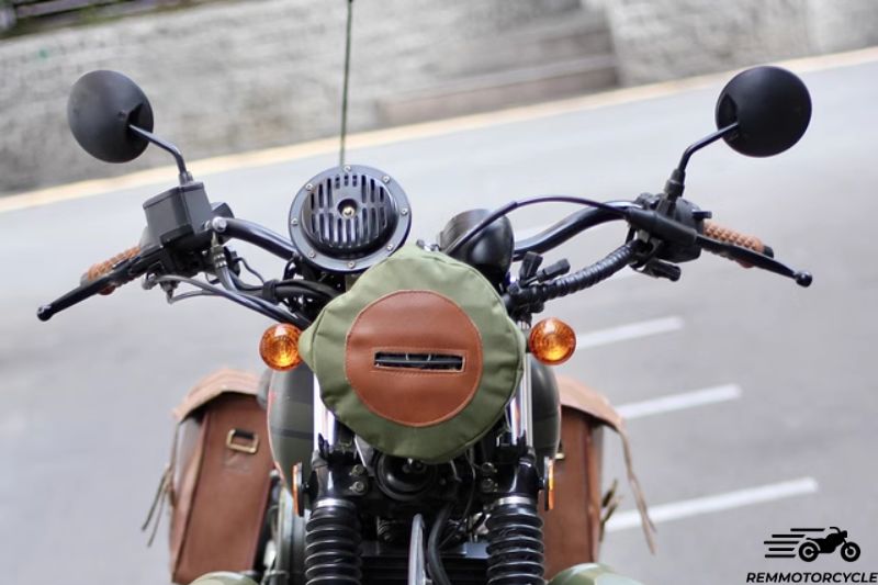 Guidon Cruiser Vintage Noir 22 mm